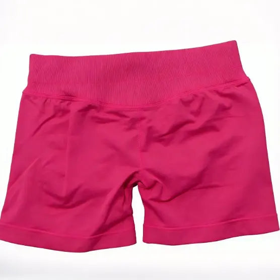Impact Shorts Low-Rise Seamless Yoga Shorts, Hip-Lifting Fitness Shorts, Cycling Shorts, Stretch Fitness Apparel - Color: LL Peach pink, Size: XS