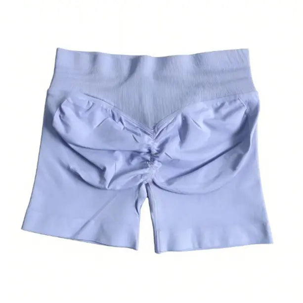 Impact Shorts Low-Rise Seamless Yoga Shorts, Hip-Lifting Fitness Shorts, Cycling Shorts, Stretch Fitness Apparel - Color: LL Light purple, Size: XS